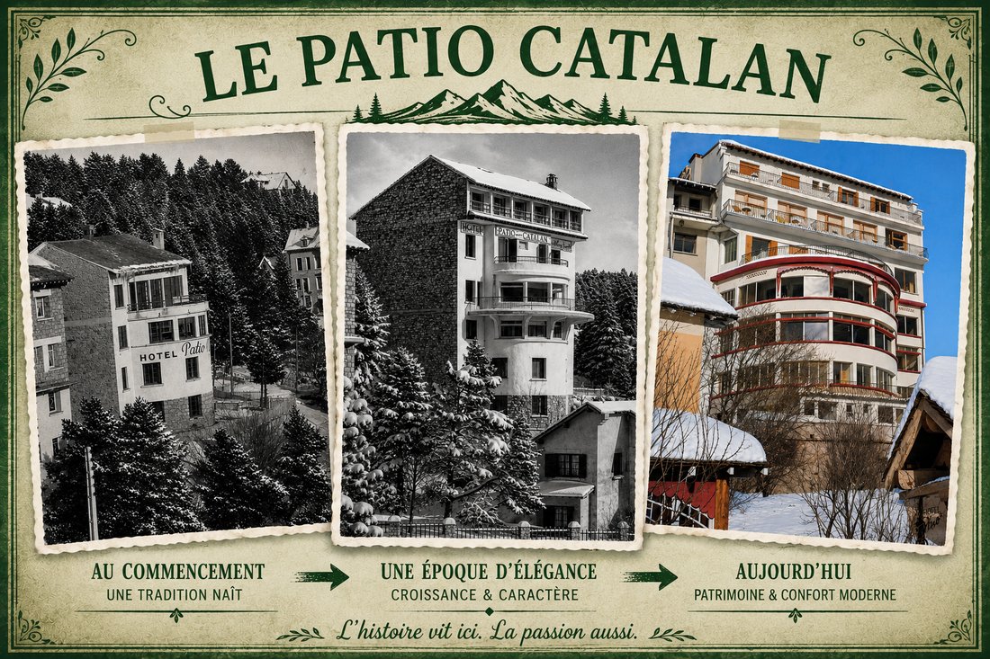 Évolution du bâtiment Le Patio Catalan