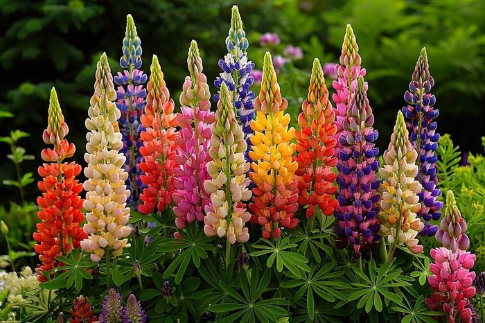 Les lupins de Font-Romeu, en hommage à Yolande